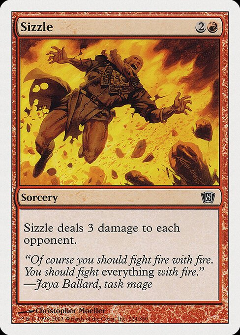 Sizzle card from 8ED #224