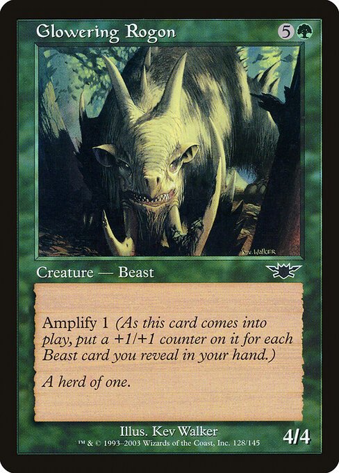 Glowering Rogon card from LGN #128