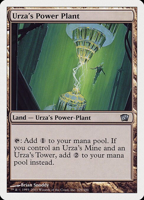 Urza's Power Plant card from 8ED #329