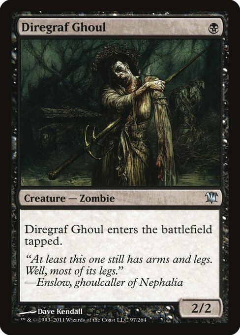 Diregraf Ghoul card from ISD #97