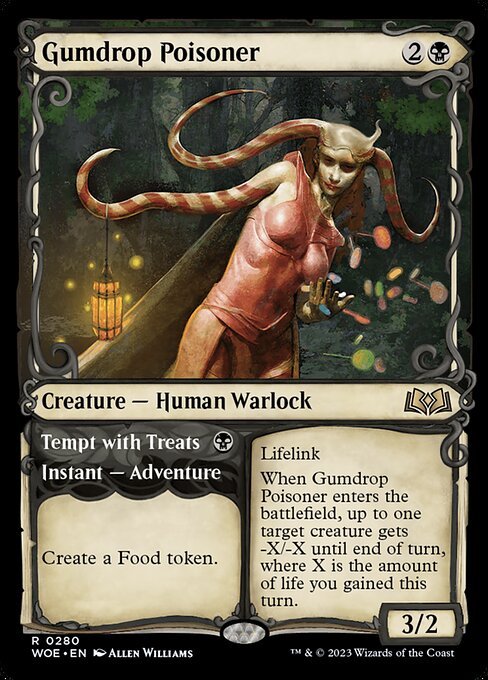 Gumdrop Poisoner card from WOE #280