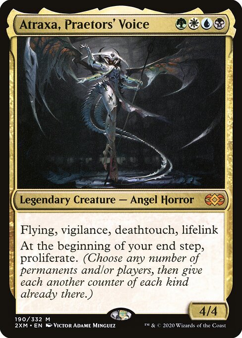Atraxa, Praetors' Voice card from 2XM #190