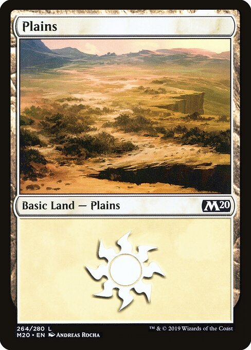 Plains (264) card from M20 #264