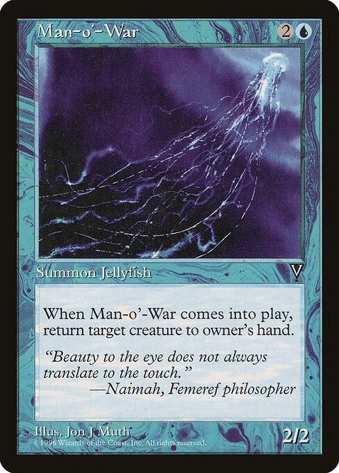 Man-o'-War card from VIS #product-5882