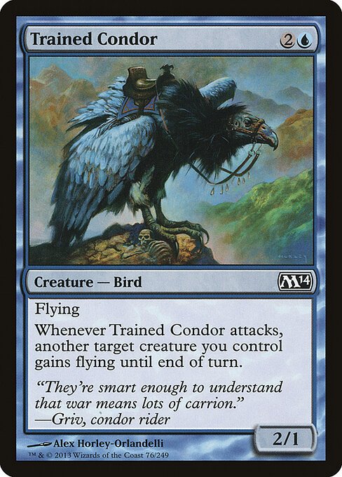 Trained Condor card from M14 #76