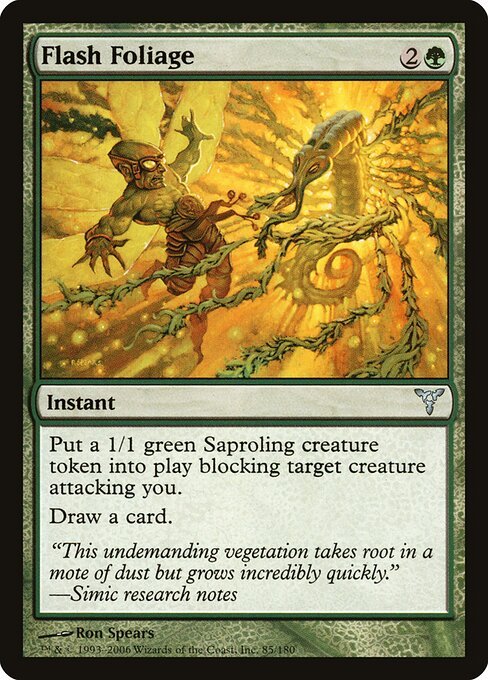 Flash Foliage card from DIS #85
