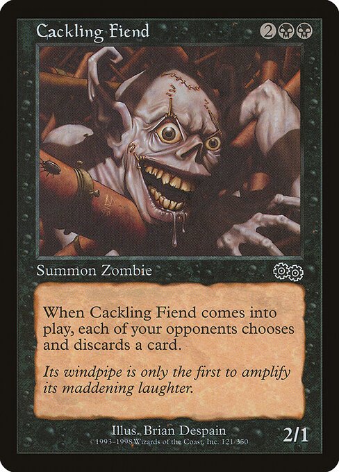 Cackling Fiend card from USG #121