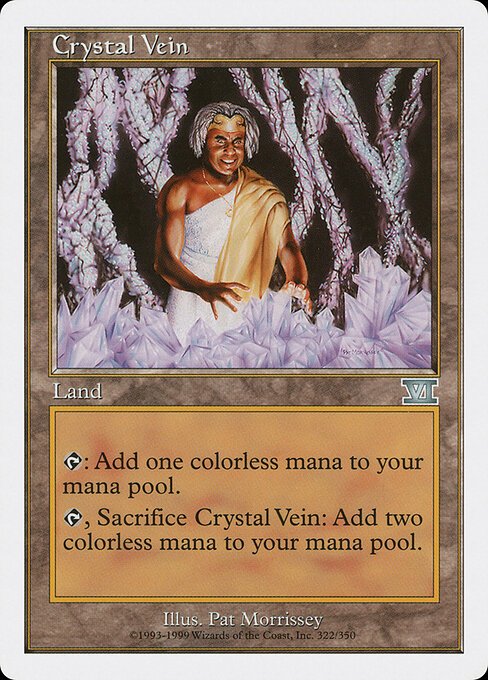 Crystal Vein card from 6ED #322