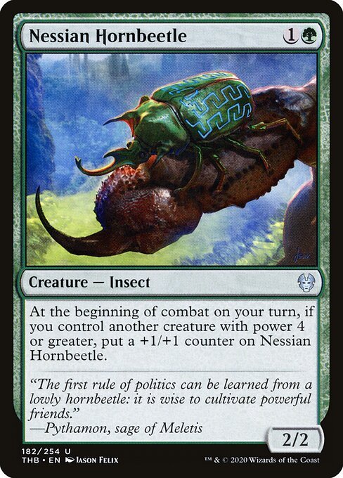 Nessian Hornbeetle card from THB #182