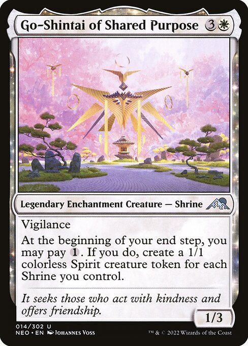Go-Shintai of Shared Purpose card from NEO #14