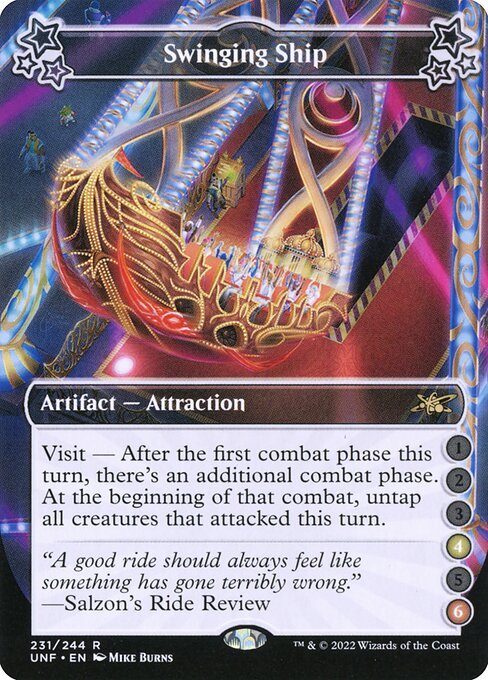 Swinging Ship card from UNF #231