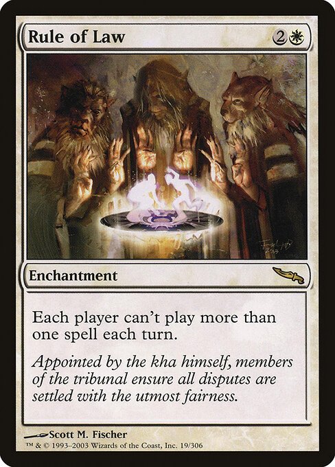 Rule of Law card from MRD #19
