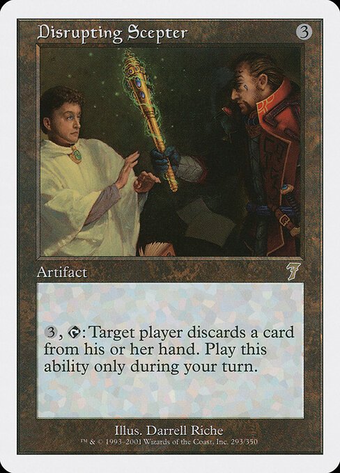 Disrupting Scepter card from 7ED #293