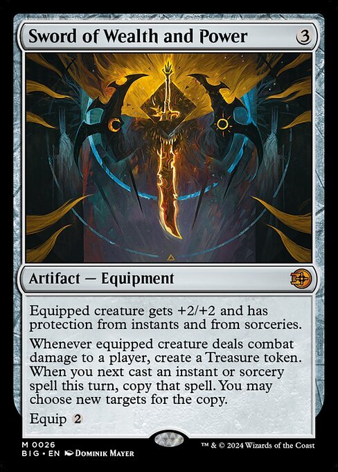 Sword of Wealth and Power card from BIG #26