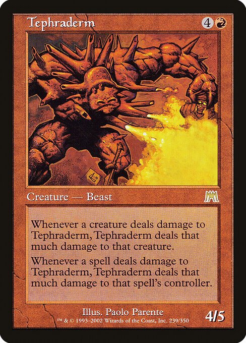 Tephraderm card from ONS #239
