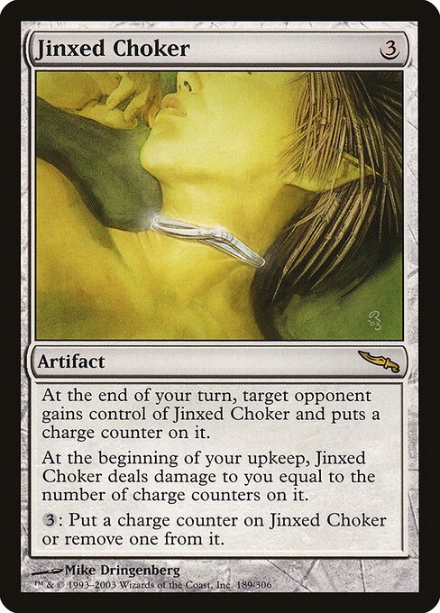 Jinxed Choker card from MRD #189