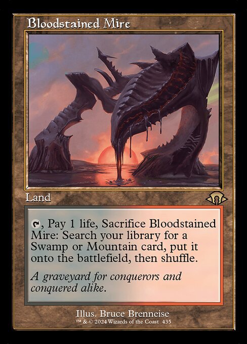 Bloodstained Mire card from MH3 #435