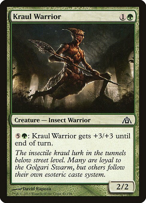 Kraul Warrior card from DGM #42