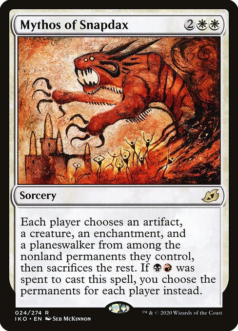 Mythos of Snapdax card from IKO #24