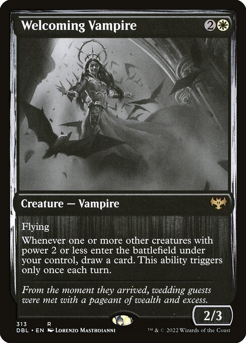 Welcoming Vampire card from DBL #313