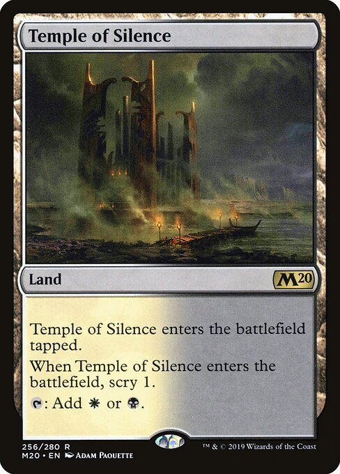 Temple of Silence card from M20 #256