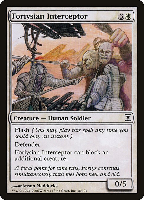 Foriysian Interceptor card from TSP #18