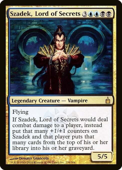 Szadek, Lord of Secrets card from RAV #234