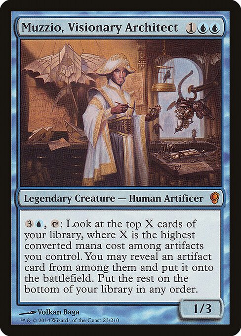 Muzzio, Visionary Architect card from CNS #23