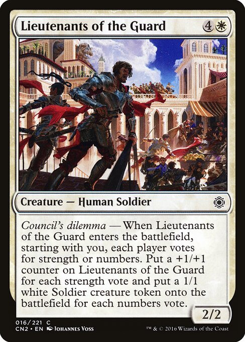Lieutenants of the Guard card from CN2 #16