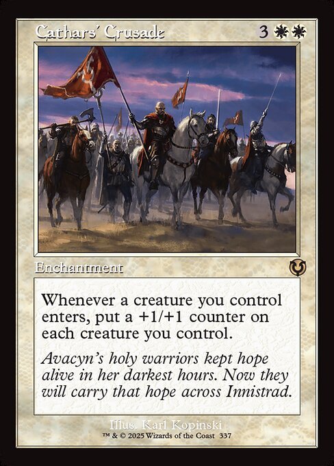 Cathars' Crusade card from INR #337