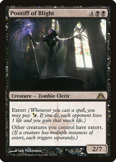 Pontiff of Blight card from DGM #27