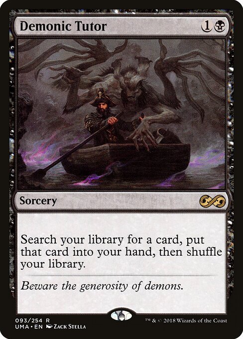 Demonic Tutor card from UMA #93
