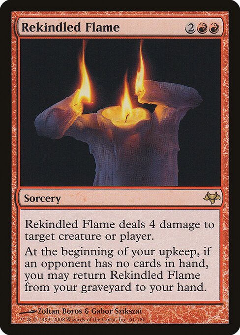 Rekindled Flame card from EVE #61