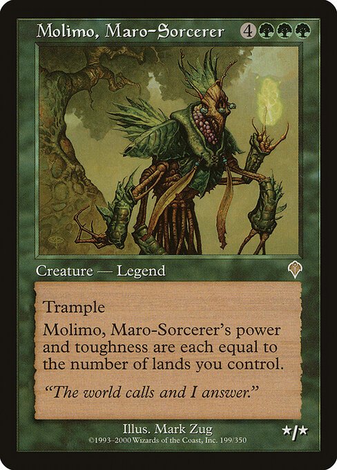 Molimo, Maro-Sorcerer card from INV #199