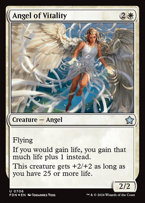 Angel of Vitality card from FDN #706