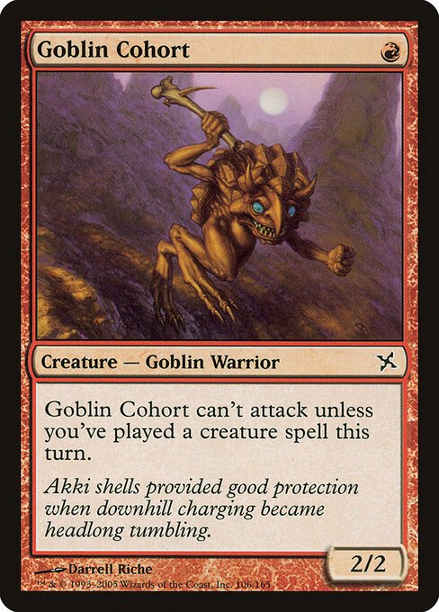 Goblin Cohort card from BOK #106