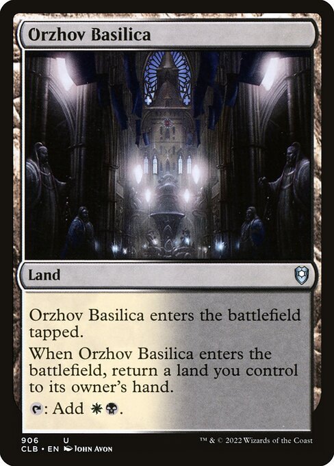 Orzhov Basilica card from CLB #906