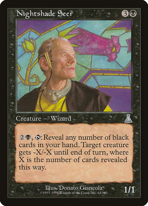 Nightshade Seer card from UDS #63