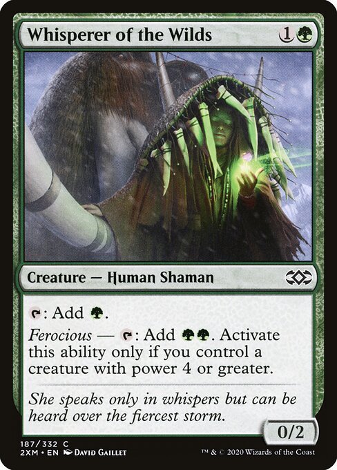Whisperer of the Wilds card from 2XM #187