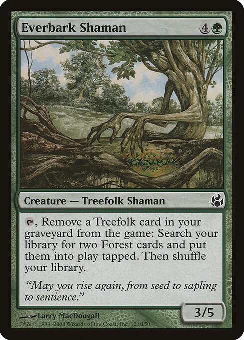 Everbark Shaman card from MOR #121