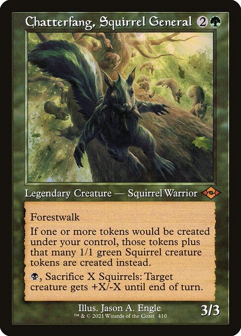 Chatterfang, Squirrel General card from MH2 #410