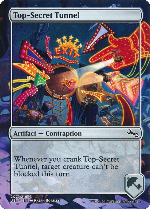 Top-Secret Tunnel card from UST #207