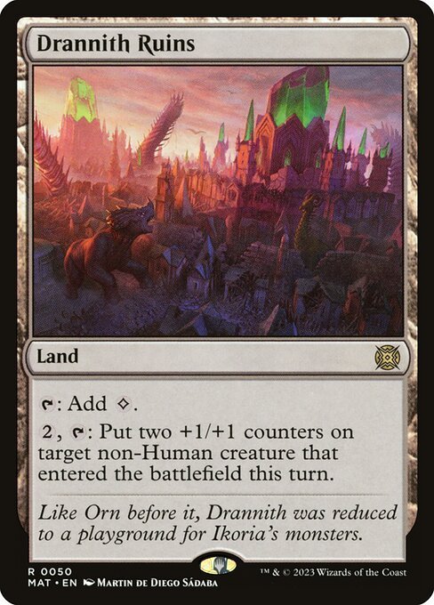 Drannith Ruins card from MAT #50