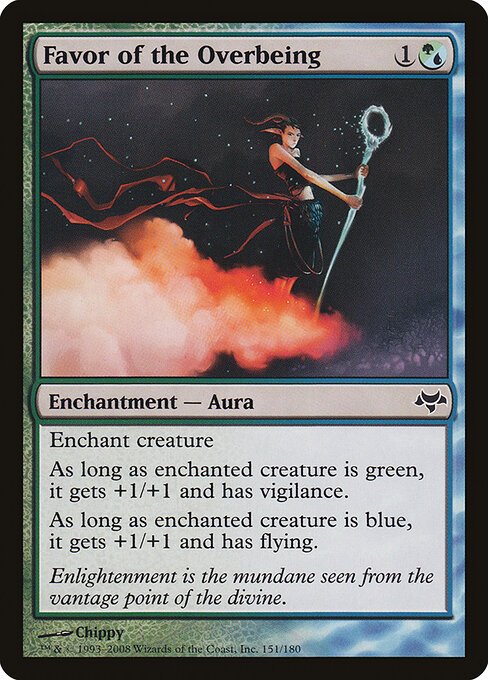 Favor of the Overbeing card from EVE #151