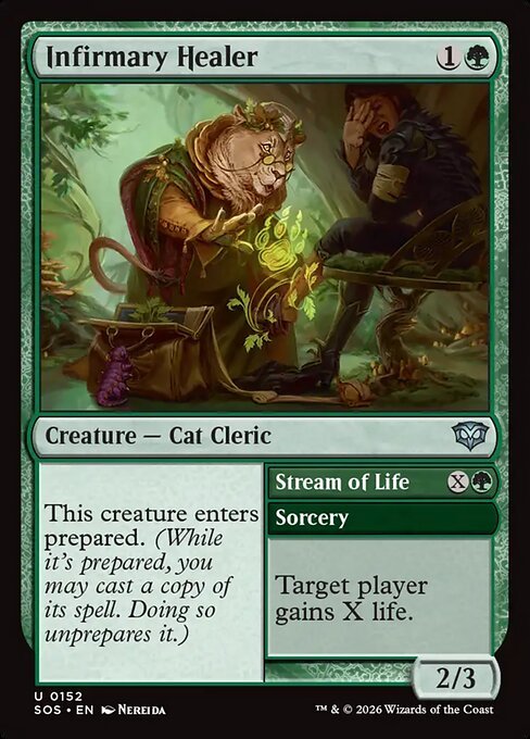 Infirmary Healer card from SOS #152
