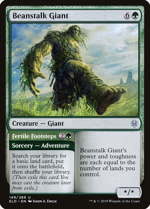Beanstalk Giant card from ELD #149