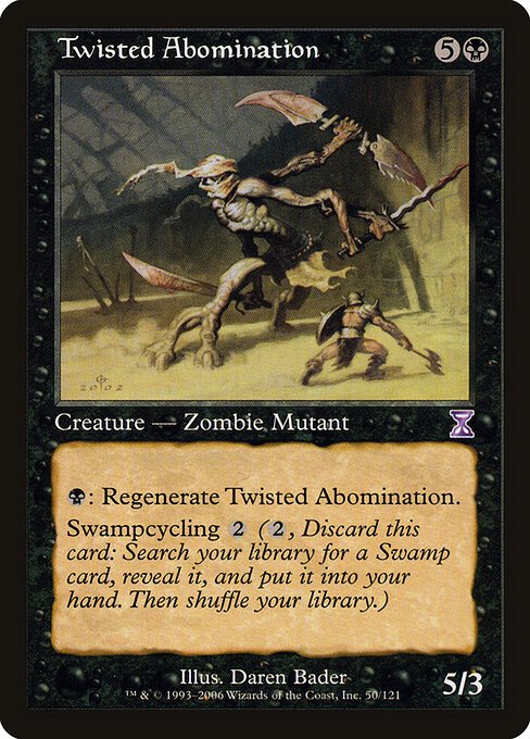 Twisted Abomination card from TSB #50