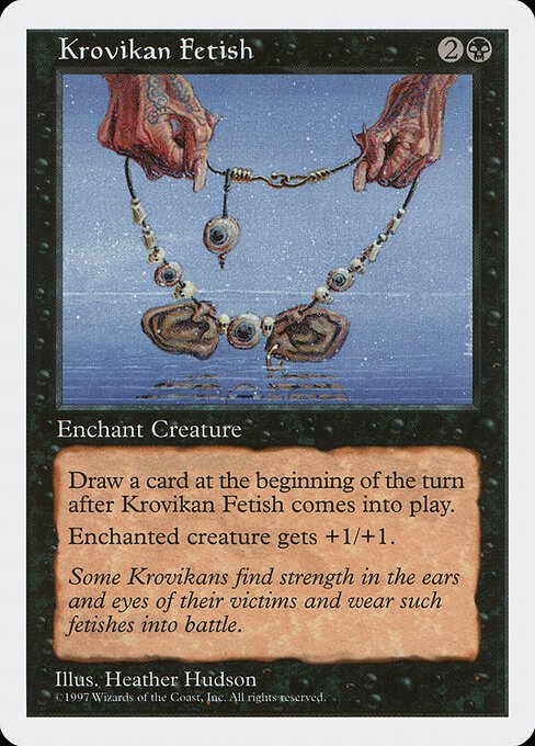 Krovikan Fetish card from 5ED #product-2246