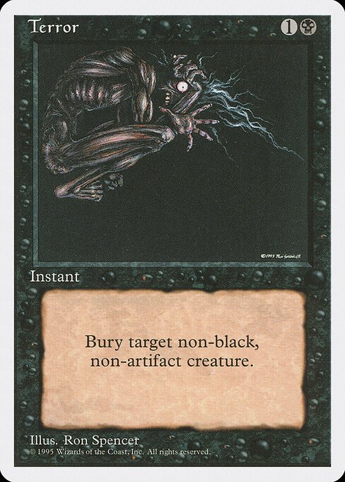 Terror card from 4ED #product-1949