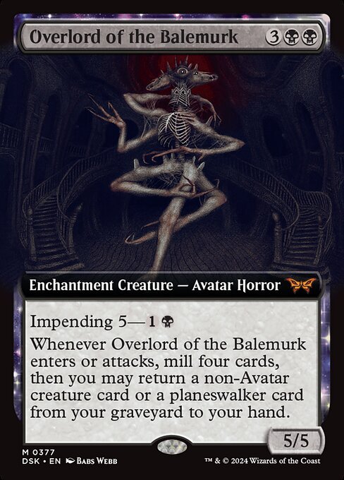 Overlord of the Balemurk card from DSK #377